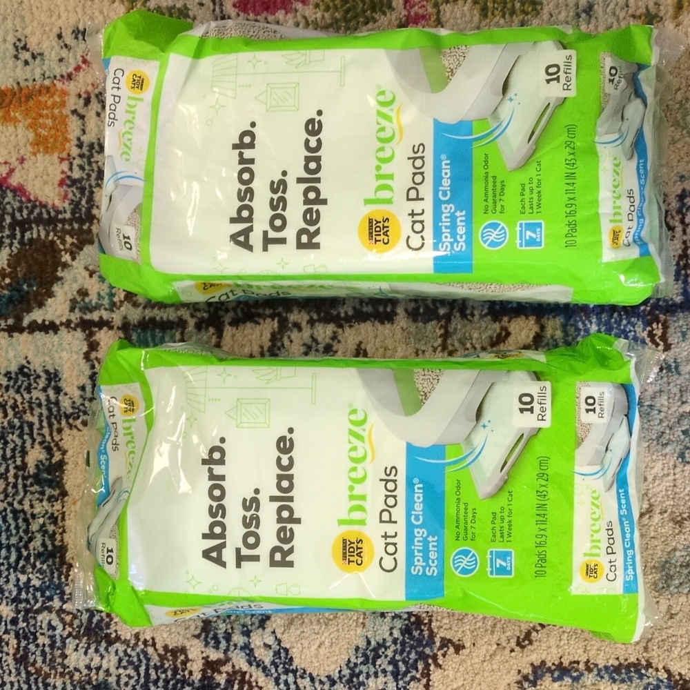 Tidy cat cat pads refill 2 packs